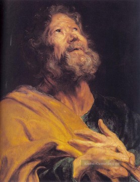 der büßende Apostel Peter Barock Hofmaler Anthony van Dyck Ölgemälde